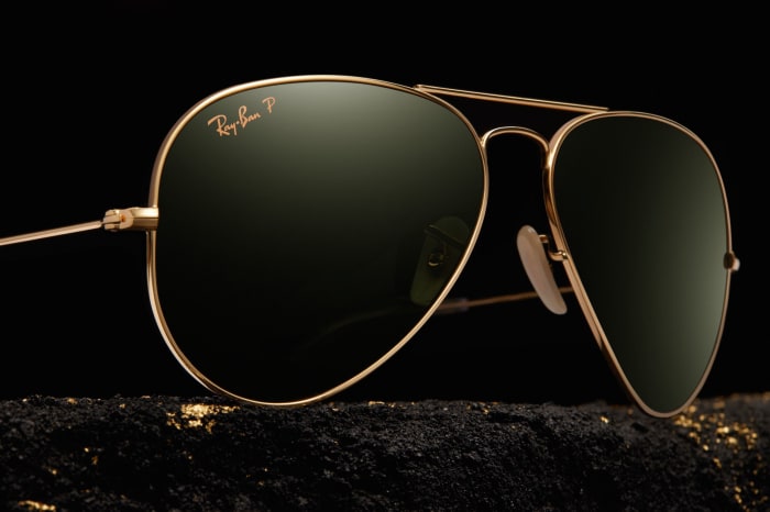Ray Ban Aviator Solid Gold (2)