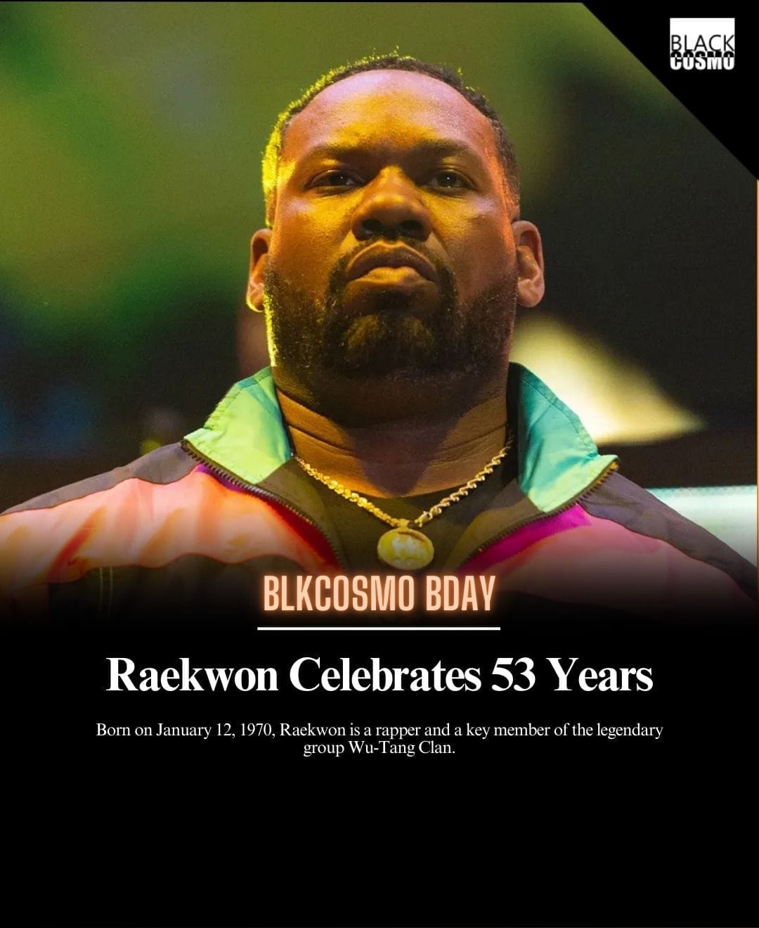 Raekwon Turns 53 Today was only built for Cuban links! Raekwon: Wu-Tang Legend Turns 53
