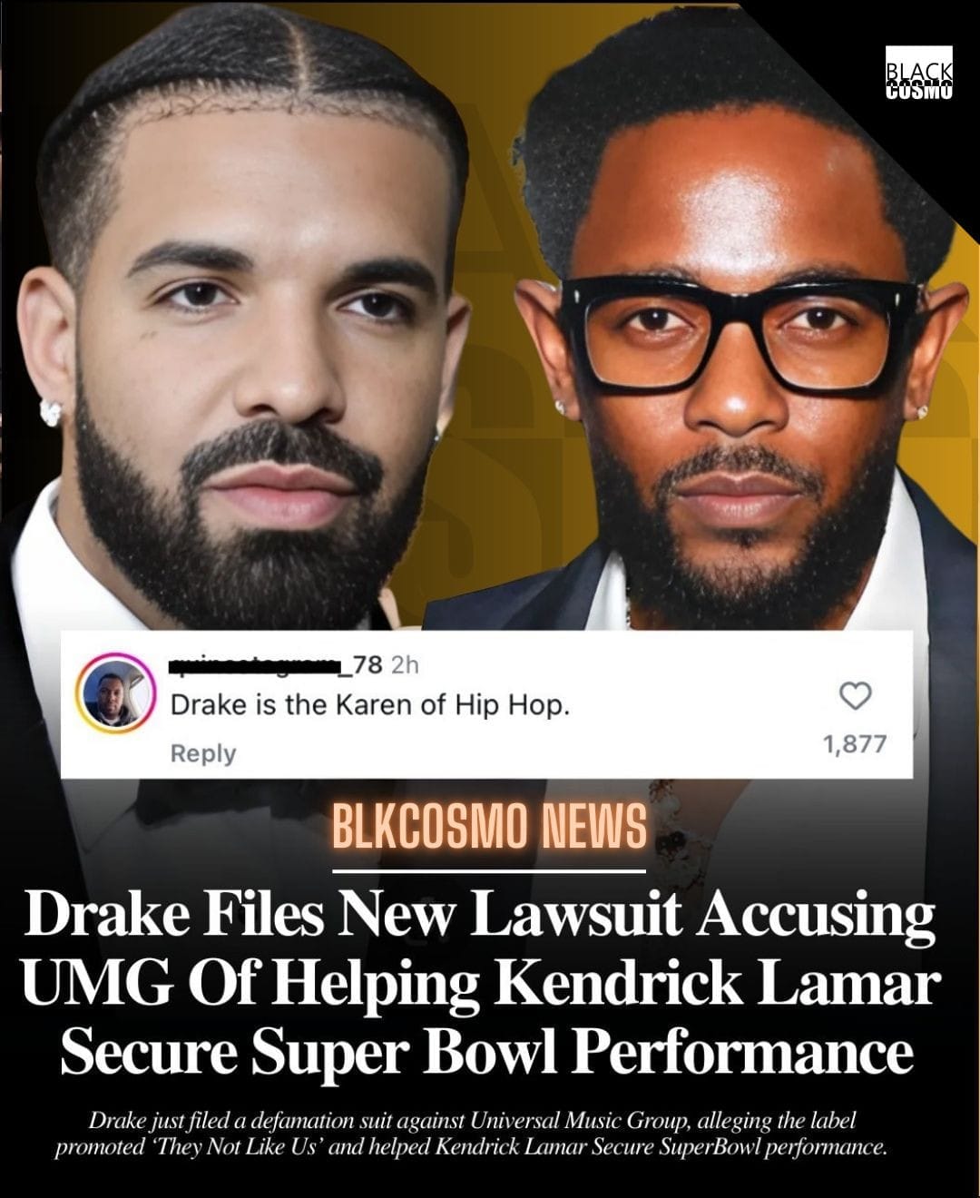 Drake Sues Universal Music Group Over Super Bowl Controversy Drake Sues Universal Music Group Over Super Bowl Controversy