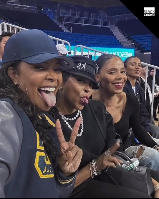 Gabrielle Union, Taraji P. Henson, and Sanna Latham Spend Quality Time with a Young Fan Gabrielle Union, Taraji P Henson and Sanna Latham spent the day watching the lad