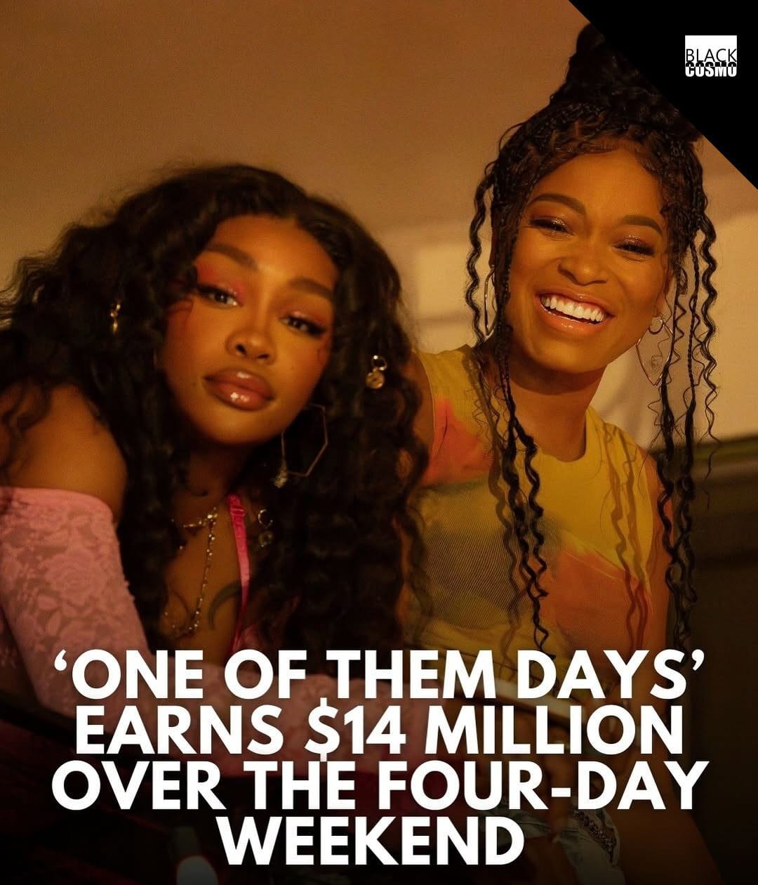 ‘one of Them Days’ earned $14 million domestically over the four-day weekend ‘one of Them Days’ earned $14 million domestically over the four-day weekend, De