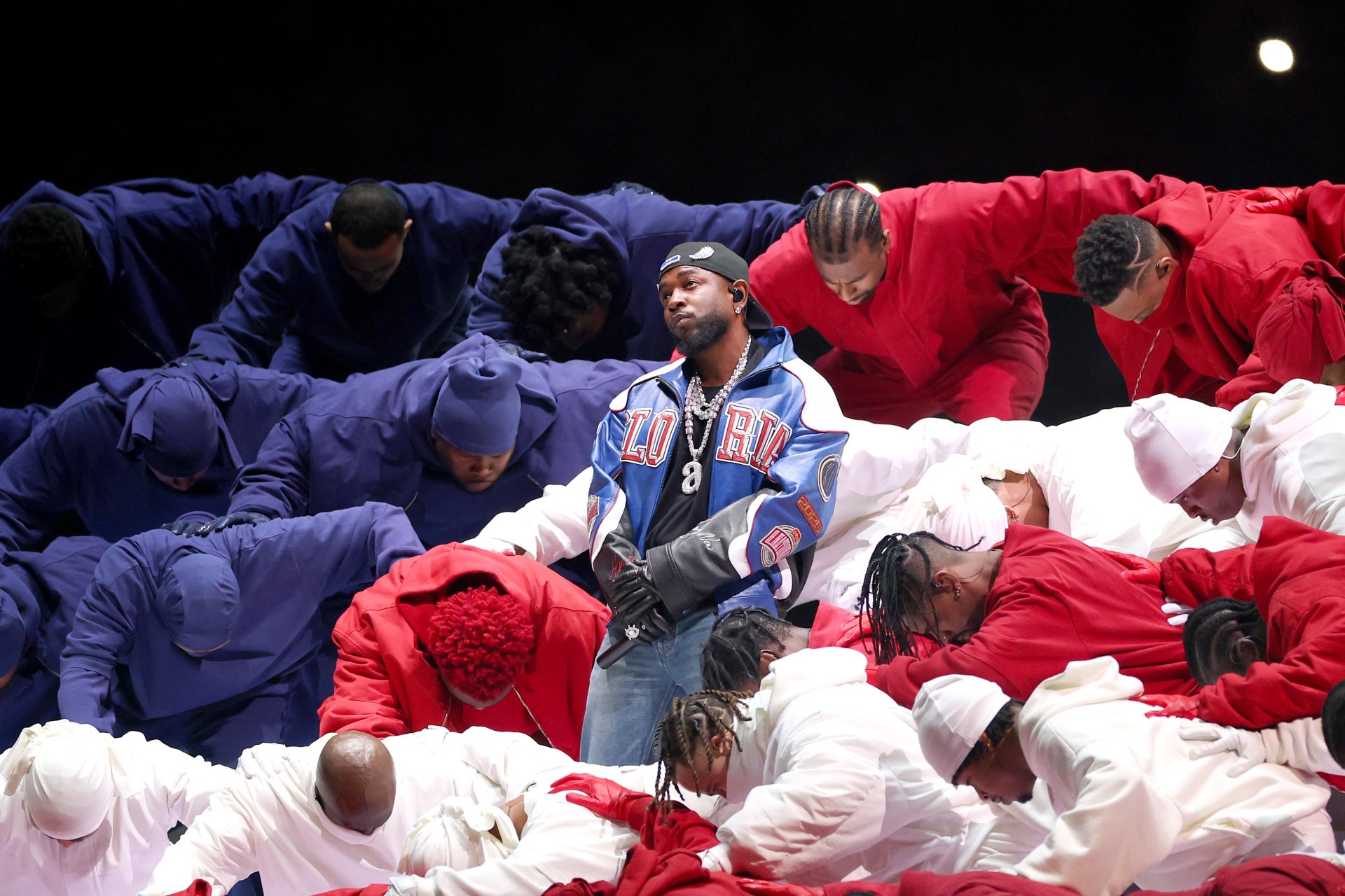 Checkmate Did You Catch The Symbolism In Kendrick Lamar’s Super Bowl Halftime Performance Kendrick lamar Super Bowl halftime performance
