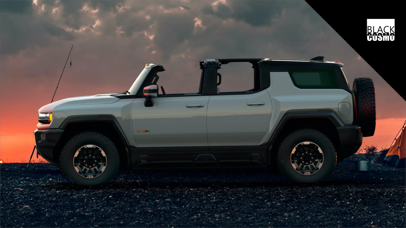 Into the Desert in the GMC Hummer EV SUV Into the Desert in the GMC Hummer EV SUV