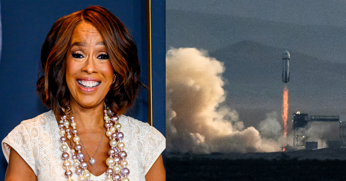 Gayle King Responds to Critics of Her Historic Space Trip Gayle King Claps Back Criticism Blue Origin All-Female Space Mission Video Katy Perry
