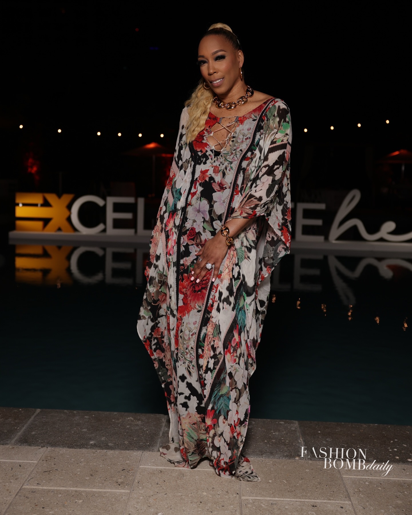 Kim Blackwell Rocks Tropical Luxe in Monaco Glam Kim Blackwell Rocks Tropical Luxe in Monaco Glam