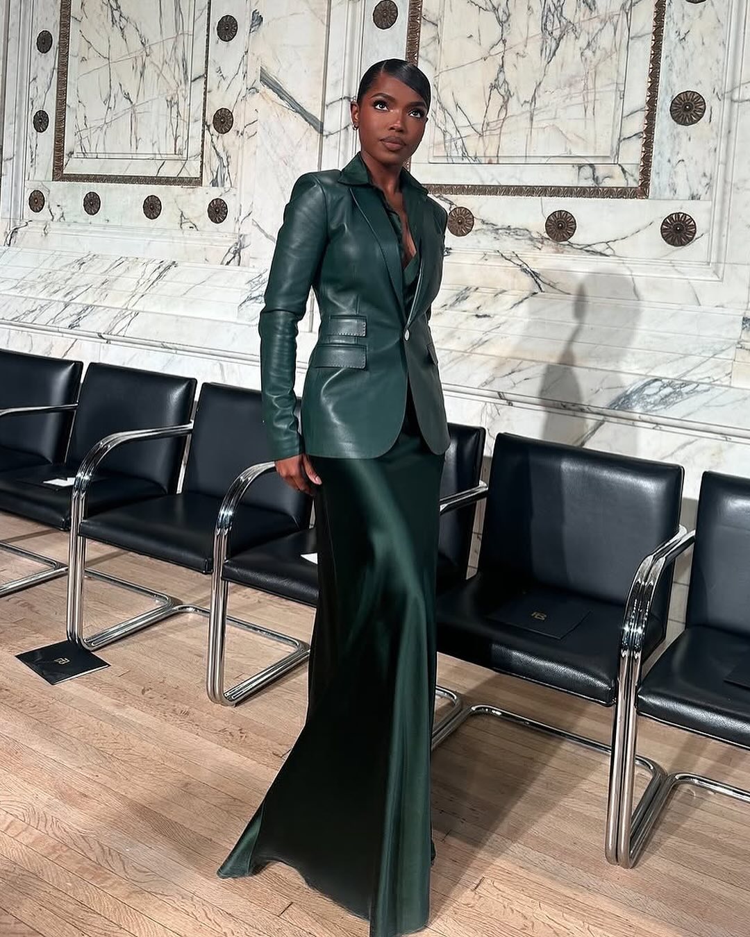 Ryan Destiny Wears Ralph Lauren at New York Fashion Show Ryan Destiny Wears Ralph Lauren at New York Fashion Show