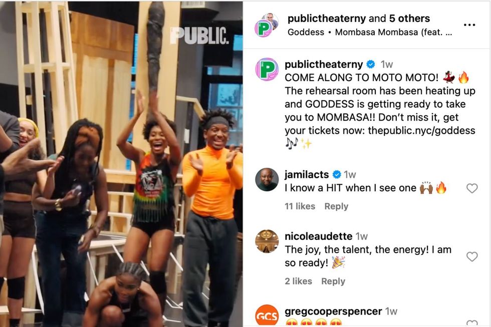 Saheem Ali Brings African Mythology to Broadway with New Musical ‘Goddess’ at the Public Theater in NYC Saheem Ali Brings Kenyan Coast Heat to Broadway in New Musical ‘Goddess’