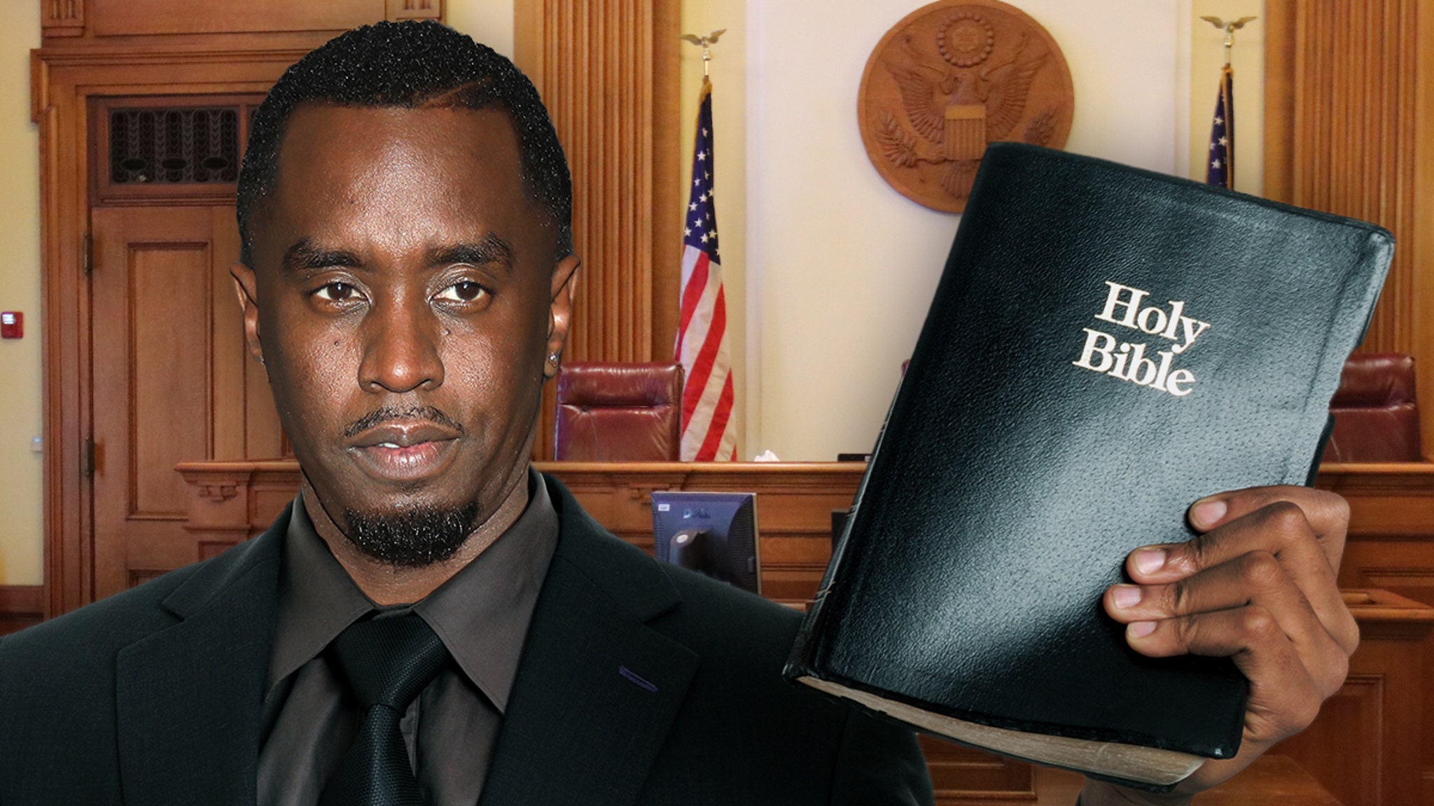 Diddy Seen Reading Bible in Court During Federal Trial in NYC Diddy Reading Bible in Courtroom During His Federal Trial in NYC