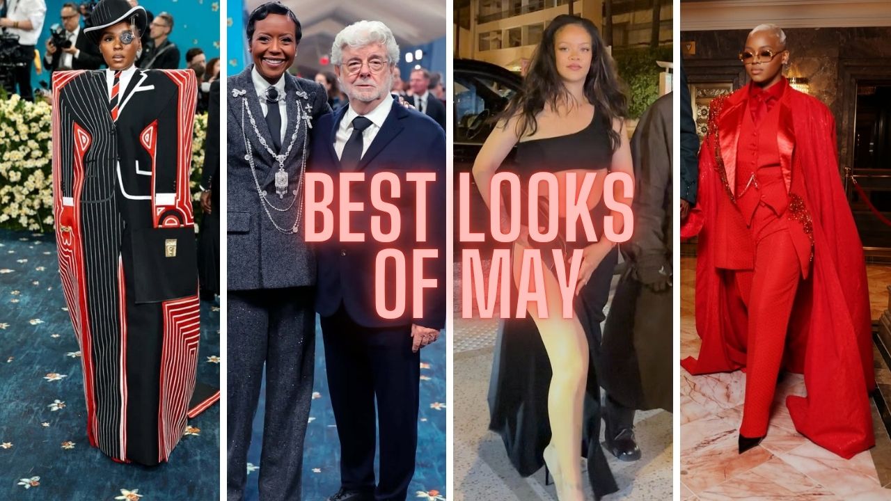 Top 5 Fashion Moments of May 2025: Janelle Monáe’s Thom Browne Stripes, Mellody Hobson’s Grey Chanel, Rihanna in Black Brandon Maxwell + 2 More Must-See Looks Top 5 Looks of May 2025: Janelle Monae in a Striped Thom Brown Look, Mellody Hobson in a Grey Chanel Suit, Rihanna in a Black Brandon Maxwell Dress + More!