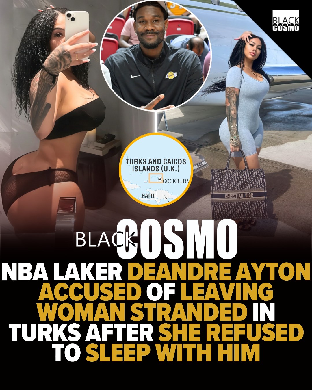 Ayton Stranded IG (CaribbeanCurlss) Model in Turks & Caicos IG model CaribbeanCurlss Says Deandre Ayton Left Her Stranded in Turks & Caicos