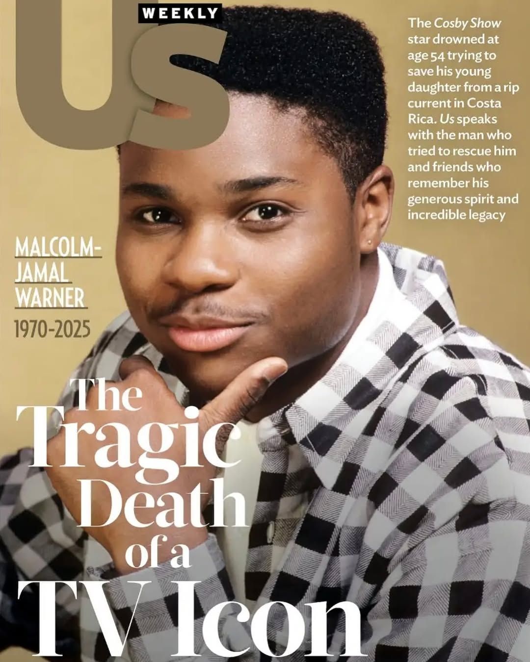 MJW Cosby Star Dies US Weekly Malcolm-Jamal Warner on Special US Weekly Cover: Beloved 'Cosby Show' Star Dies