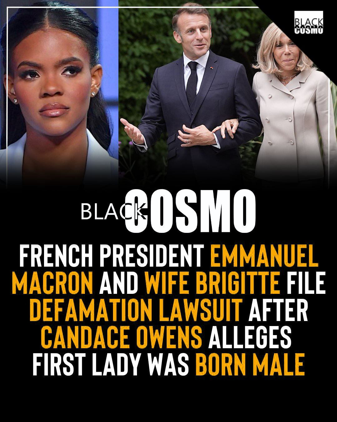 Macron Sues Owens Over Trans Claim Emmanuel Macron Sues Candace Owens Over Transgender Claim