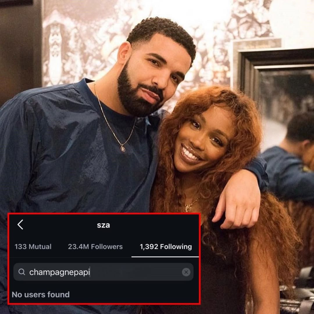 SZA Unfollows DrakeβFans Think Itβs Deeper Than You Think SZA unfollowed Drake on instagram
