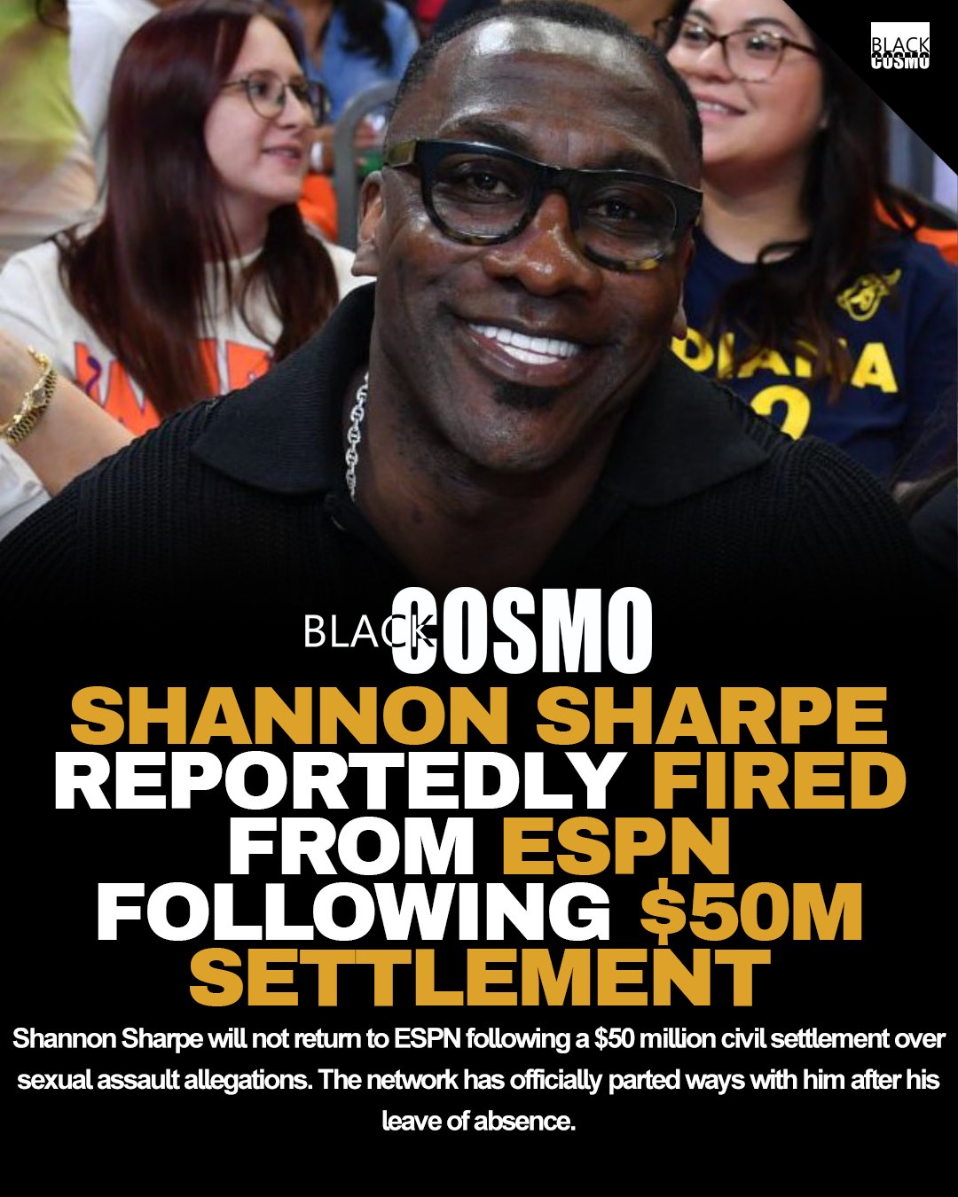 Sharpe Leaves ESPN Post $50M Deal BREAKING: Shannon Sharpe Out at ESPN Following $50M Settlement