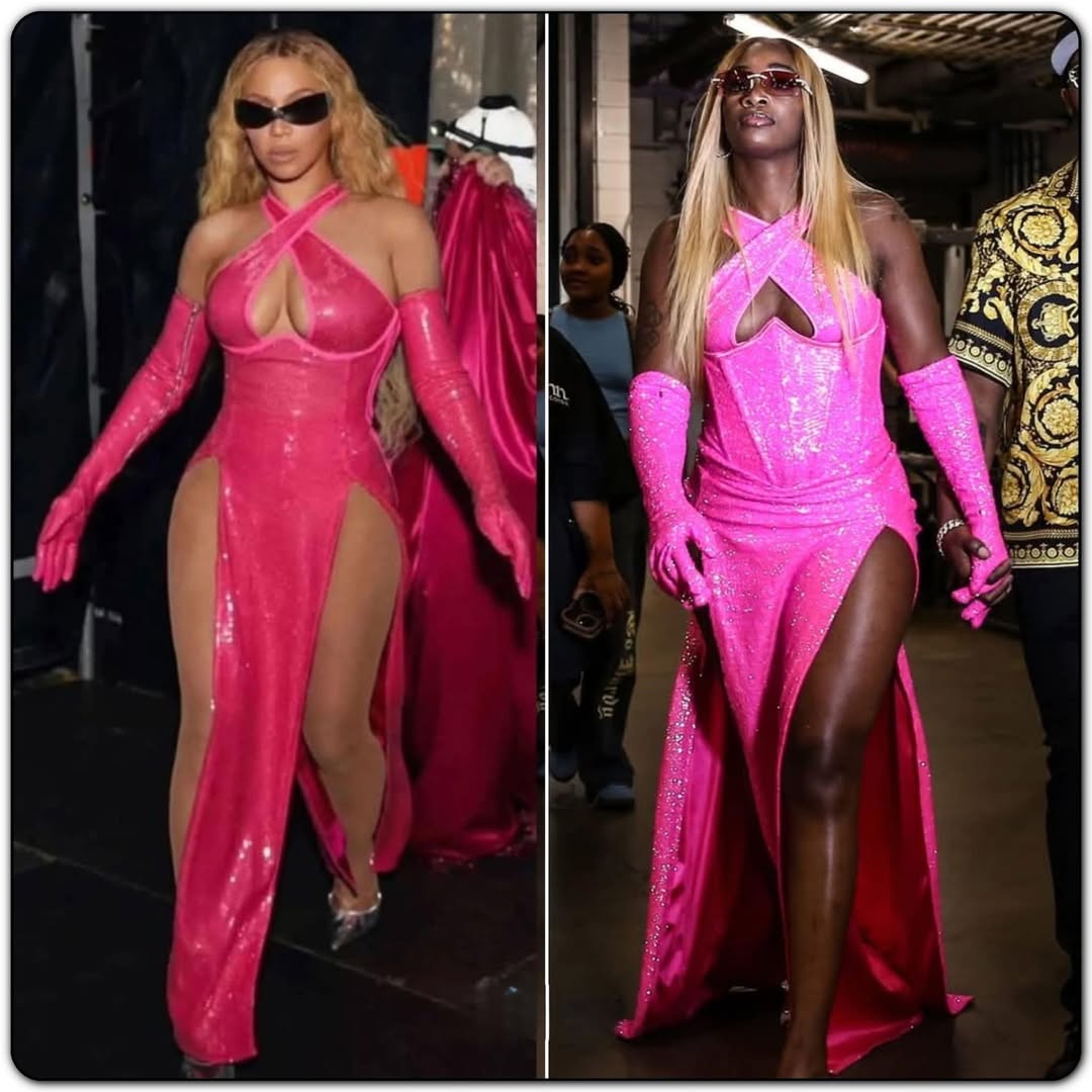 Claressa Shields Honors Beyoncé with New Look Claressa Shields honored Beyoncé Giselle Knowles-Carter by rocking a look inspir
