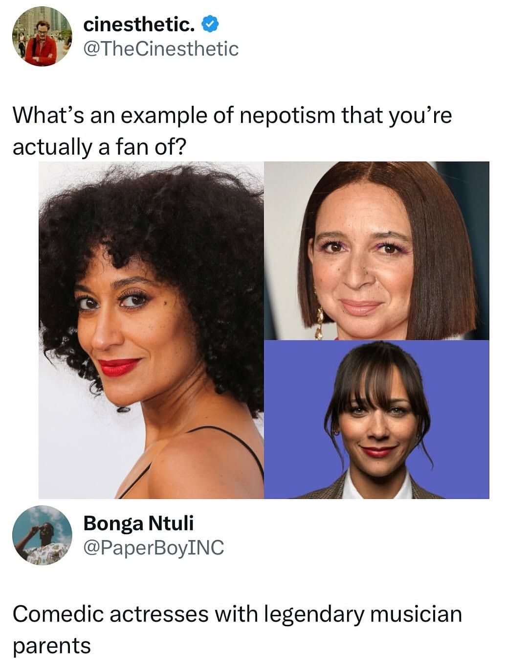 Tracee, Maya, Rashida: Forever Loved Nepo Babies We’ll Always Love: Tracee, Maya & Rashida