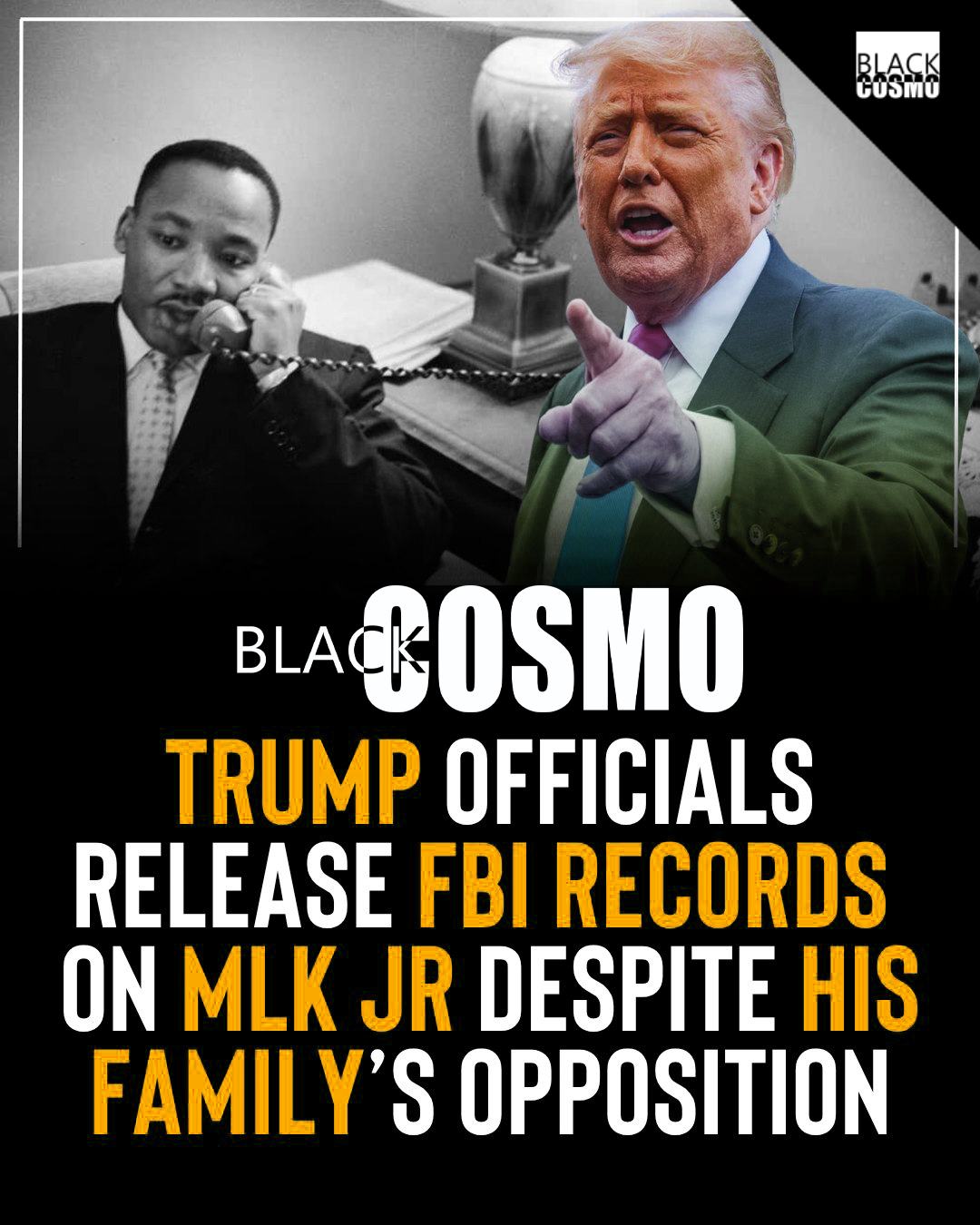 Trump Admin: 240K MLK Jr. FBI Pages Released Trump Admin Releases 240K Pages of FBI Files on MLK Jr.