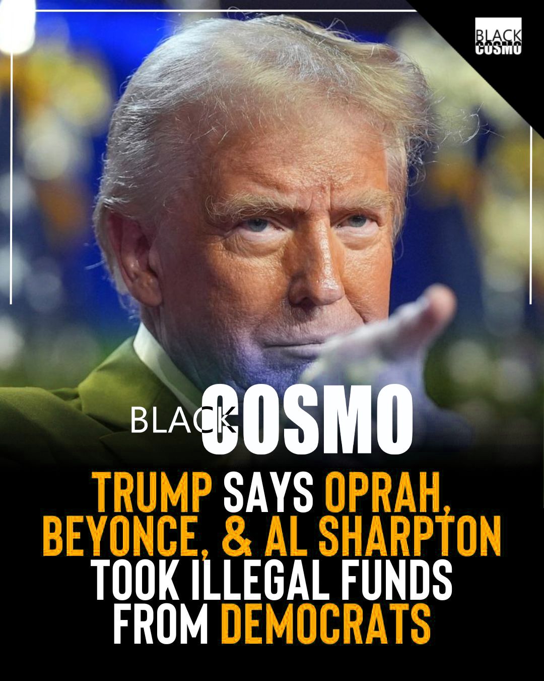 Trump: Bey, Oprah, Sharpton Deal Illegal Trump Accuses Beyoncé, Oprah & Sharpton of Illegal Endorsement Deals