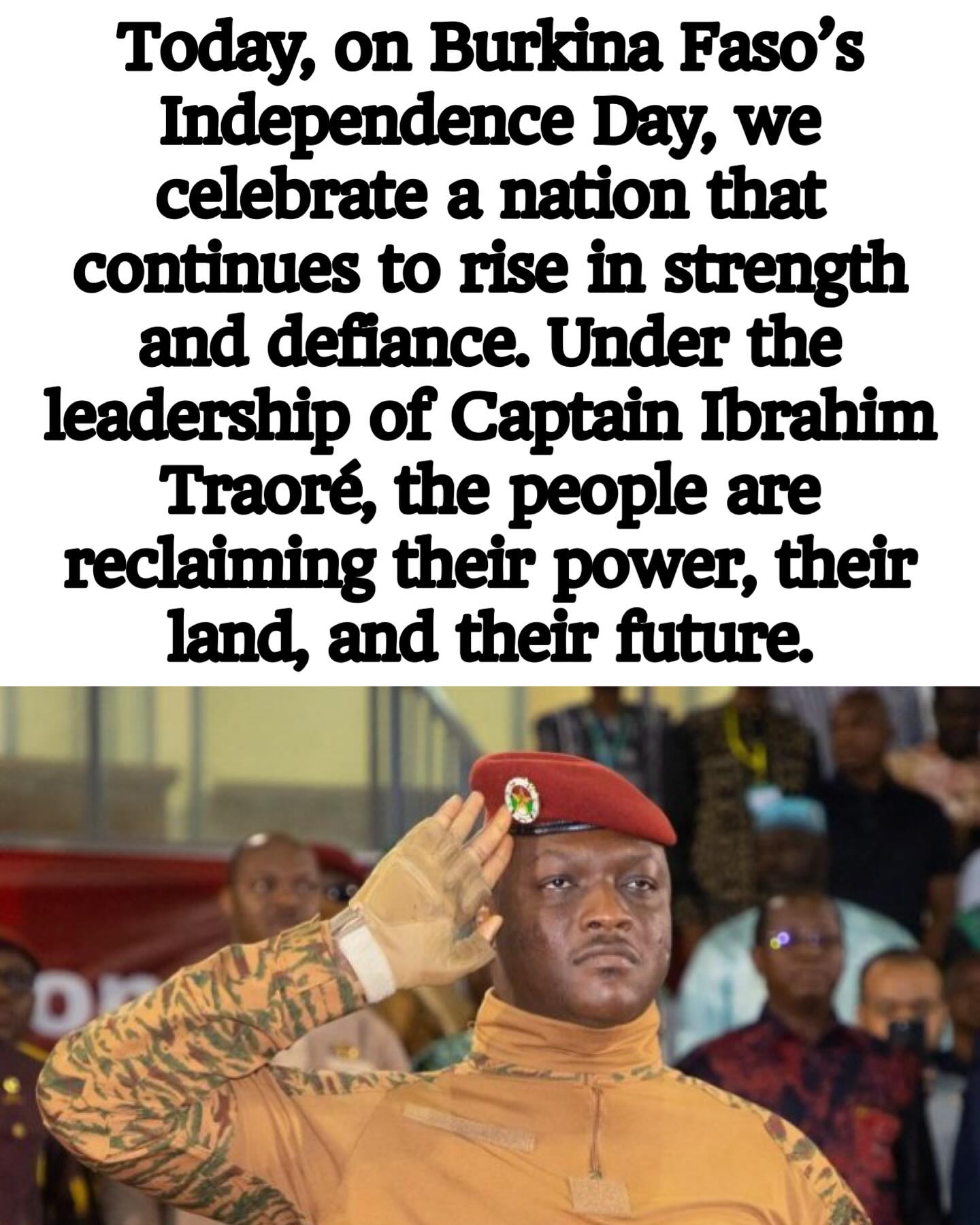Burkina Faso Celebrates Independence: A Nation’s Fight for Freedom and Sovereignty Burkina Faso Celebrates Independence: A Nation’s Fight for Freedom and Sovereignty