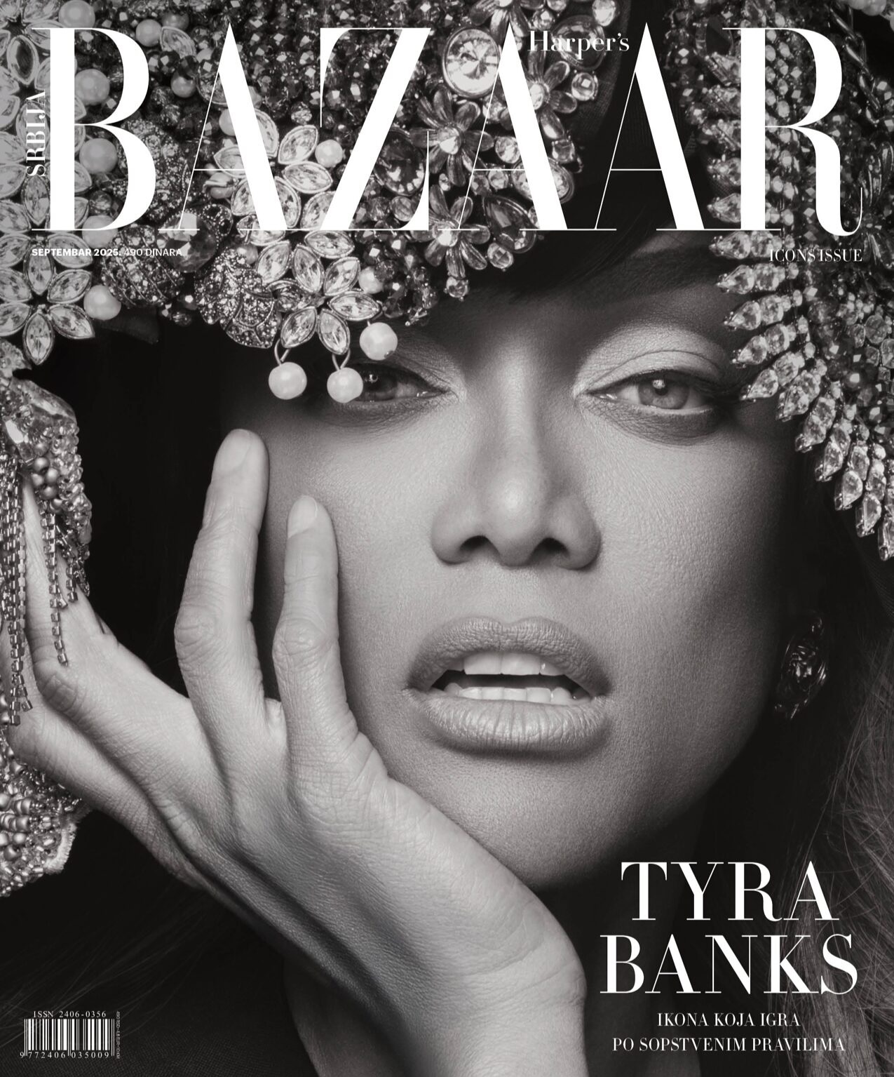 Tyra Banks SHINES on Harper’s Bazaar Serbia August Cover! Tyra Banks SHINES on Harper’s Bazaar Serbia August Cover!