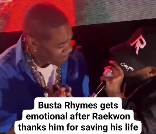 Busta Rhymes in tears: Raekwon saved his life! BUSTA RHYMES GETS EMOTIONAL AFTER RAEKWON SAYS HE SAVED HIS LIFE