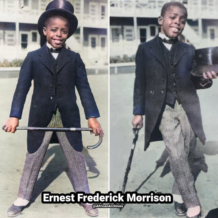 Child Star History: Ernest Morrison At just 7 years old, Ernest Frederick Morrison was the first black child movie s