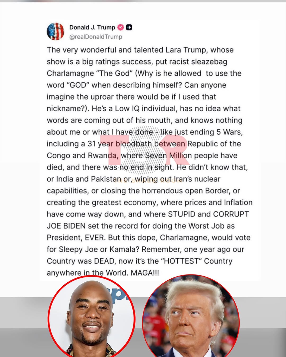 Donnie Slams Charlamagne! Chileeee! Donnie has some words for Charlamagne today ! : #TSRStaffST