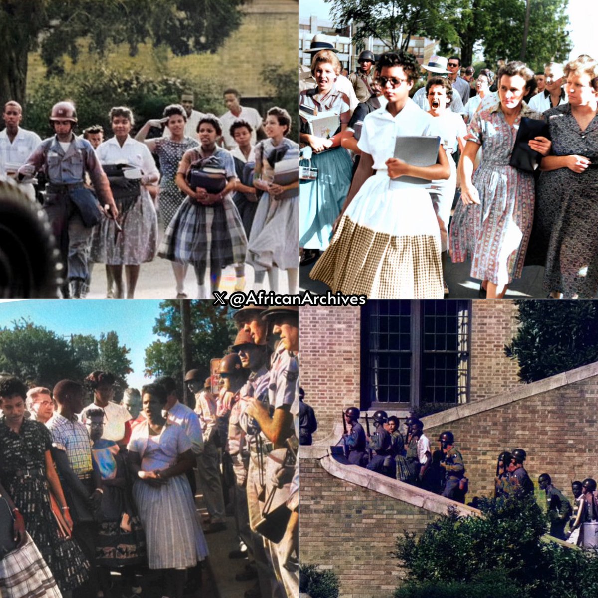 Little Rock Showdown: 1957 on September 24, 1957, over 900 soldiers of the United States Army were dispatch