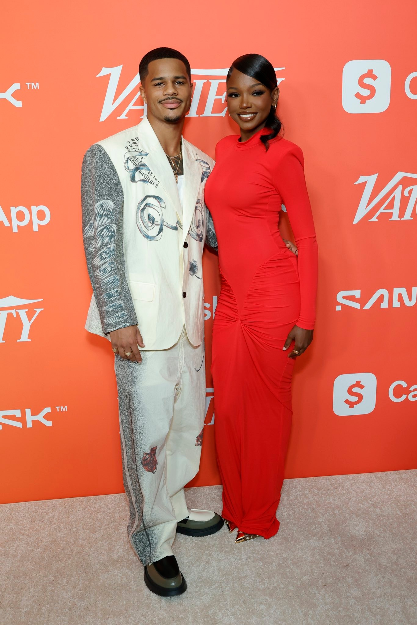 Love Island Stars Step Out! Love Island’s Ace Greene and Chelley Bissainthe hand in hand on Variety’s ‘Power of Young Hollywood’