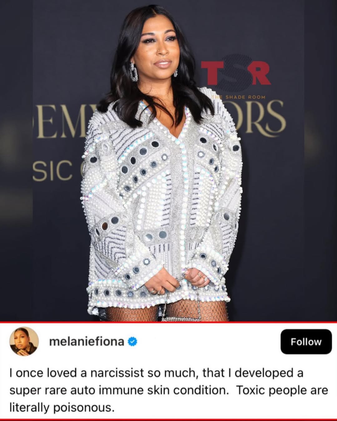 Melanie Fiona: Dating a Narcissist Melanie Fiona with a post about dating a narcissist. Roomies, have you ever expe