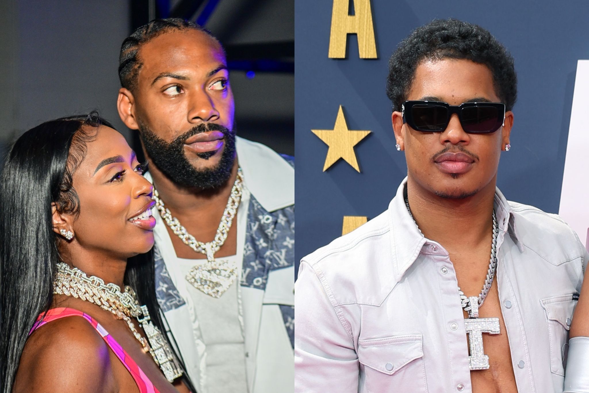 Smith Clocks Tracy T for Photo Shade Oop! Za'Darius Smith clocks Kash Doll's co-parent, Tracy T, for shading THESE photos:
