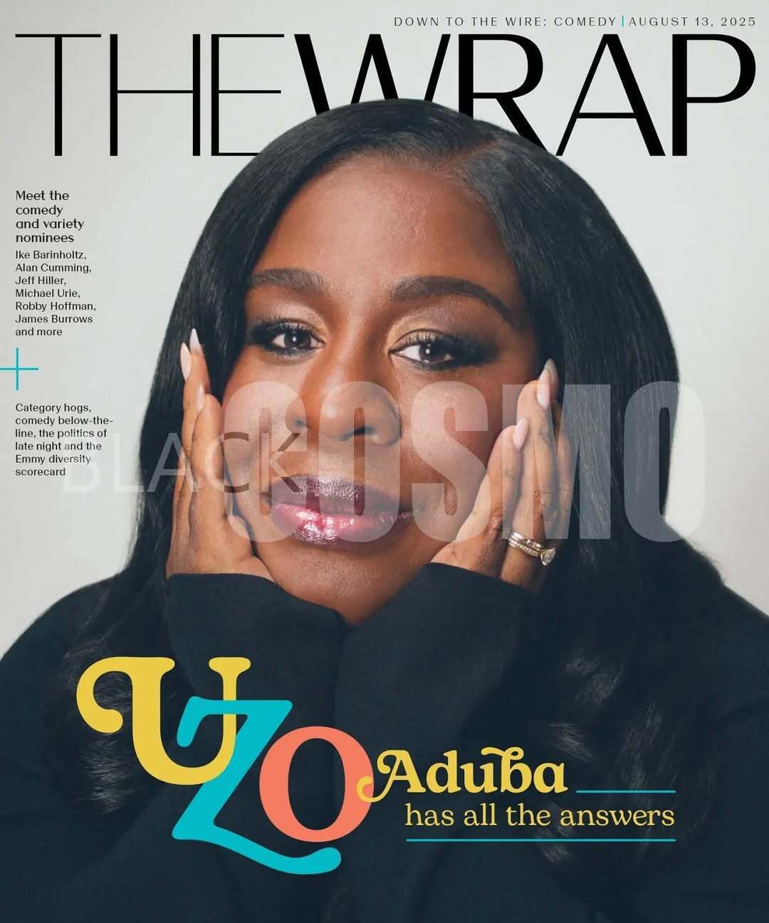 Uzo Aduba SHINES on TheWrap August Cover! Uzo Aduba SHINES on TheWrap August Cover!