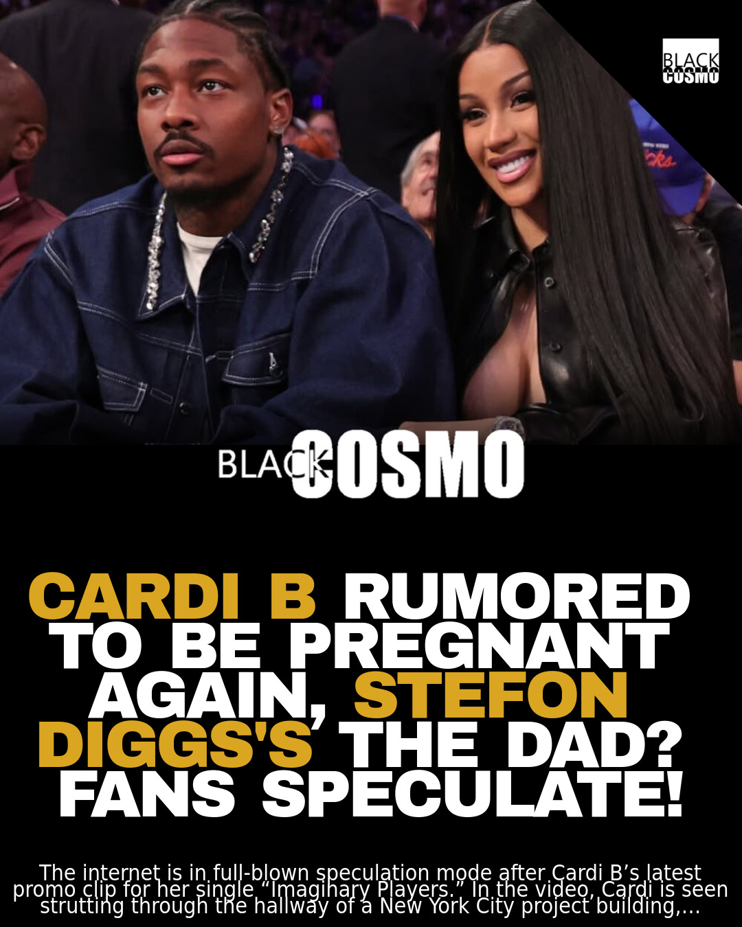 Cardi B Pregnancy Rumors Stefon Diggs Video Cardi B Pregnancy Rumors Stefon Diggs Video