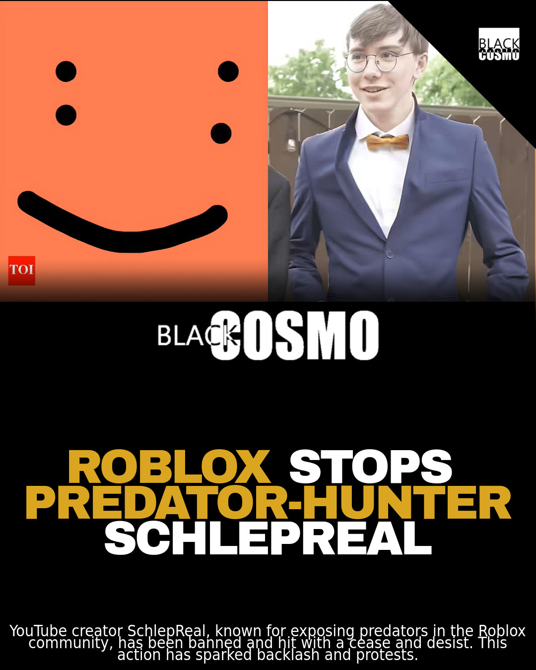 Roblox Bans Schlepreal After Predator Videos Roblox Bans Schlepreal After Predator Videos