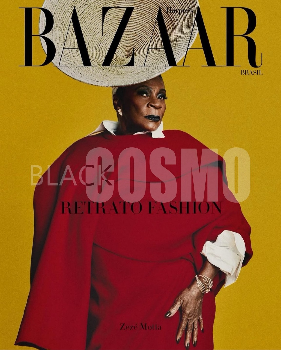 Zeze Motta SHINES on Bazaar Brazil August Cover: A Hair Moment! Zeze Motta SHINES on Bazaar Brazil August Cover: A Hair Moment!
