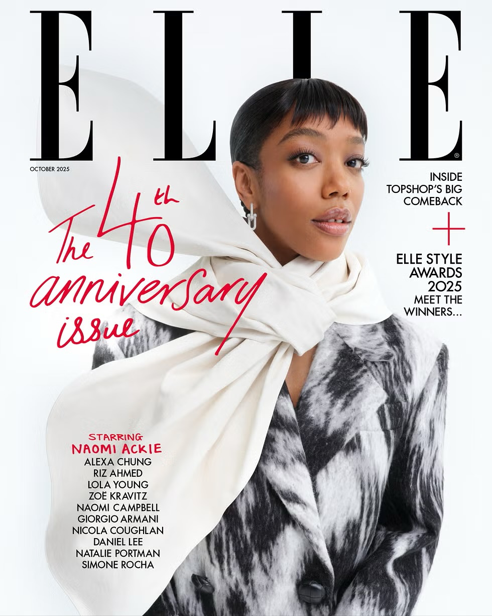 Naomi Ackie SHINES on ELLE UK September Cover, Interviewed by Zoë Kravitz! Naomi Ackie SHINES on ELLE UK September Cover, Interviewed by Zoë Kravitz!
