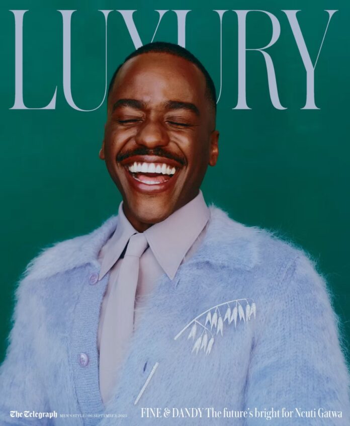 Ncuti Gatwa for Telegraph Luxury: September Cover Star Shines! Ncuti Gatwa for Telegraph Luxury: September Cover Star Shines!