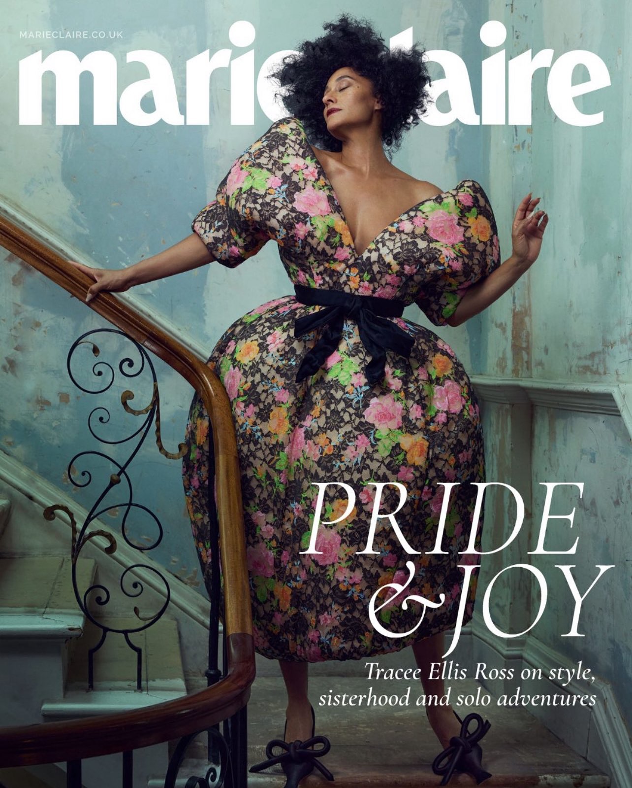 Tracee Ellis Ross GLOWS on Marie Claire UK September Cover! Tracee Ellis Ross GLOWS on Marie Claire UK September Cover!