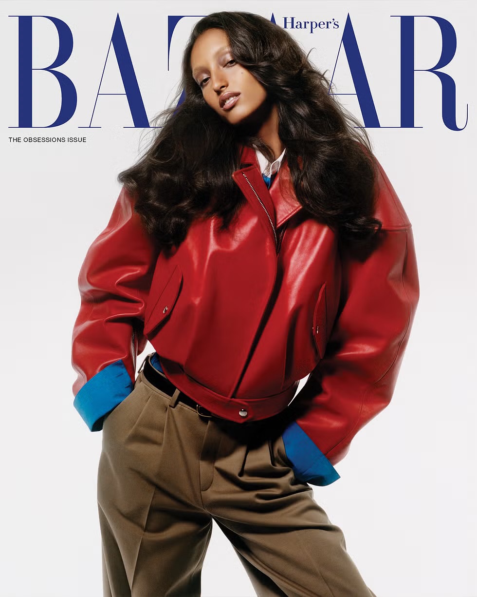 Mona Tougaard Dazzles on Harper’s Bazaar September Cover Mona Tougaard Dazzles on Harper’s Bazaar September Cover