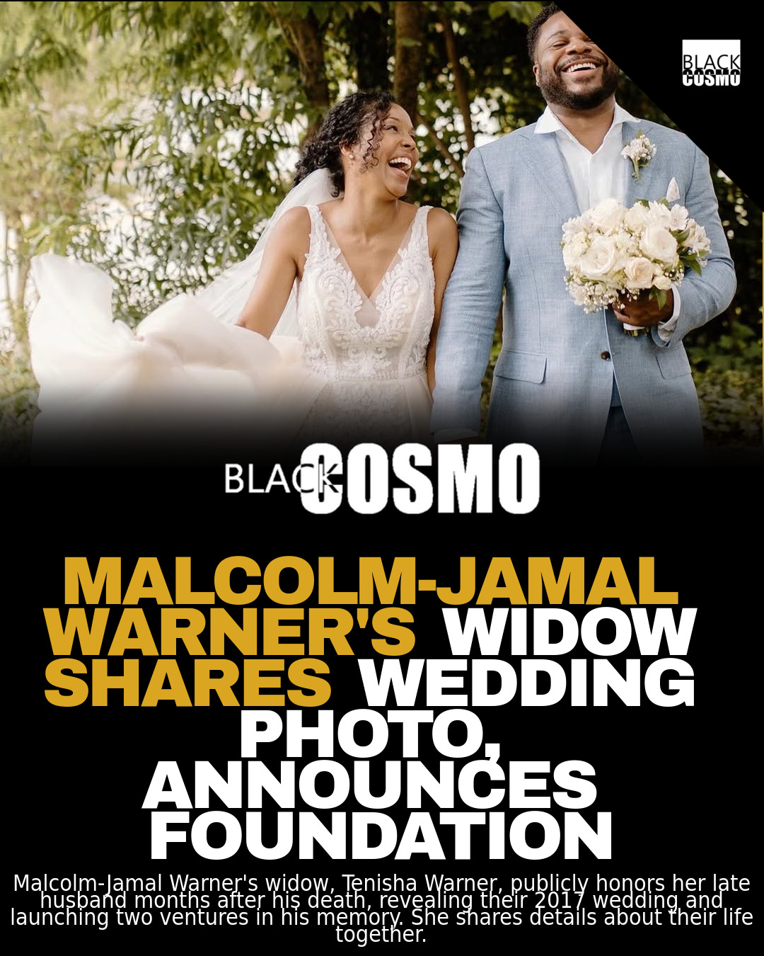 Malcolm-Jamal Warner’s Wife Reveals Identity & Grief Malcolm-Jamal Warner’s Wife Reveals Identity & Grief