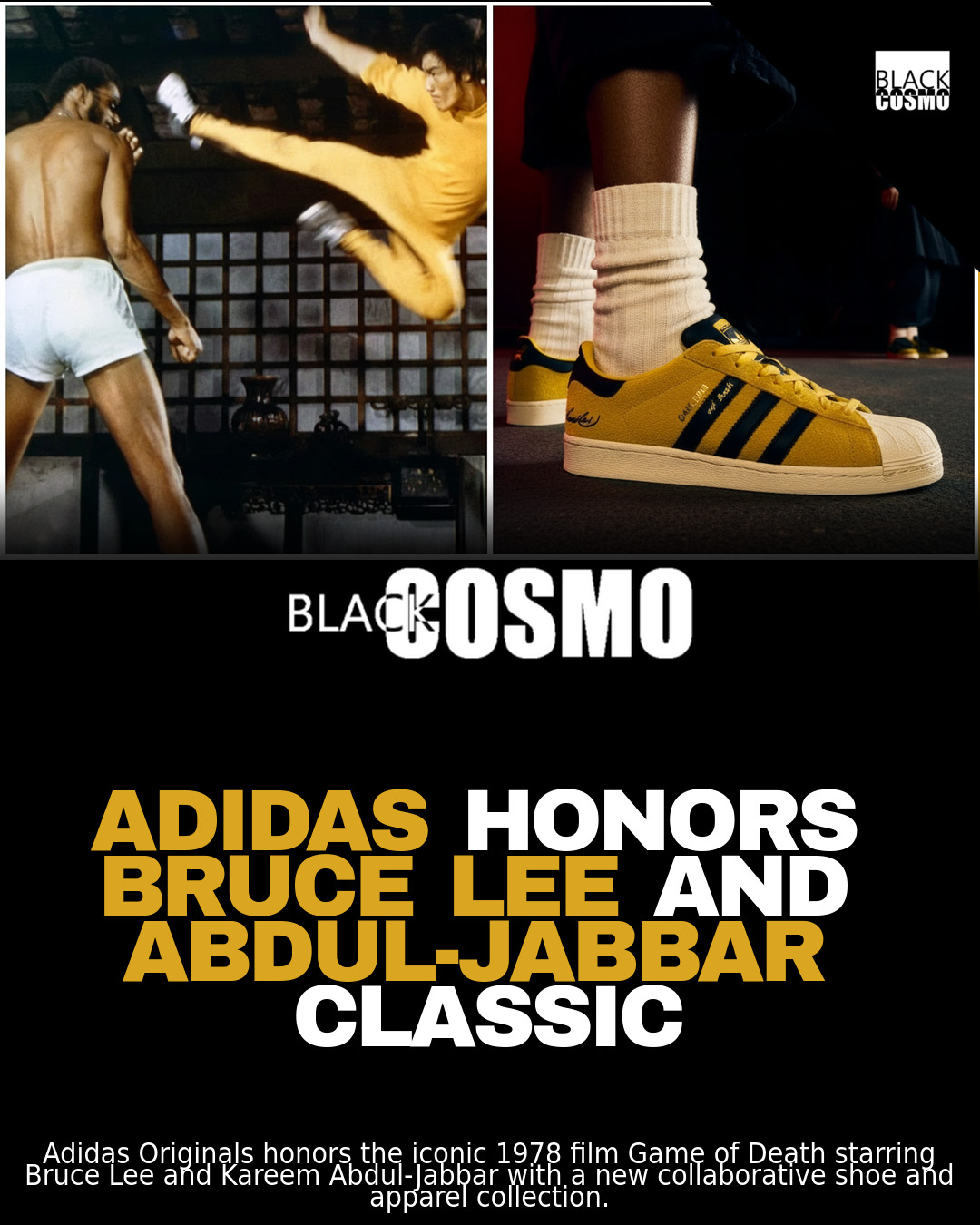 Adidas Jabbar Lo Bruce Lee ‘Game of Death’ Collection Adidas Jabbar Lo Bruce Lee ‘Game of Death’ Collection