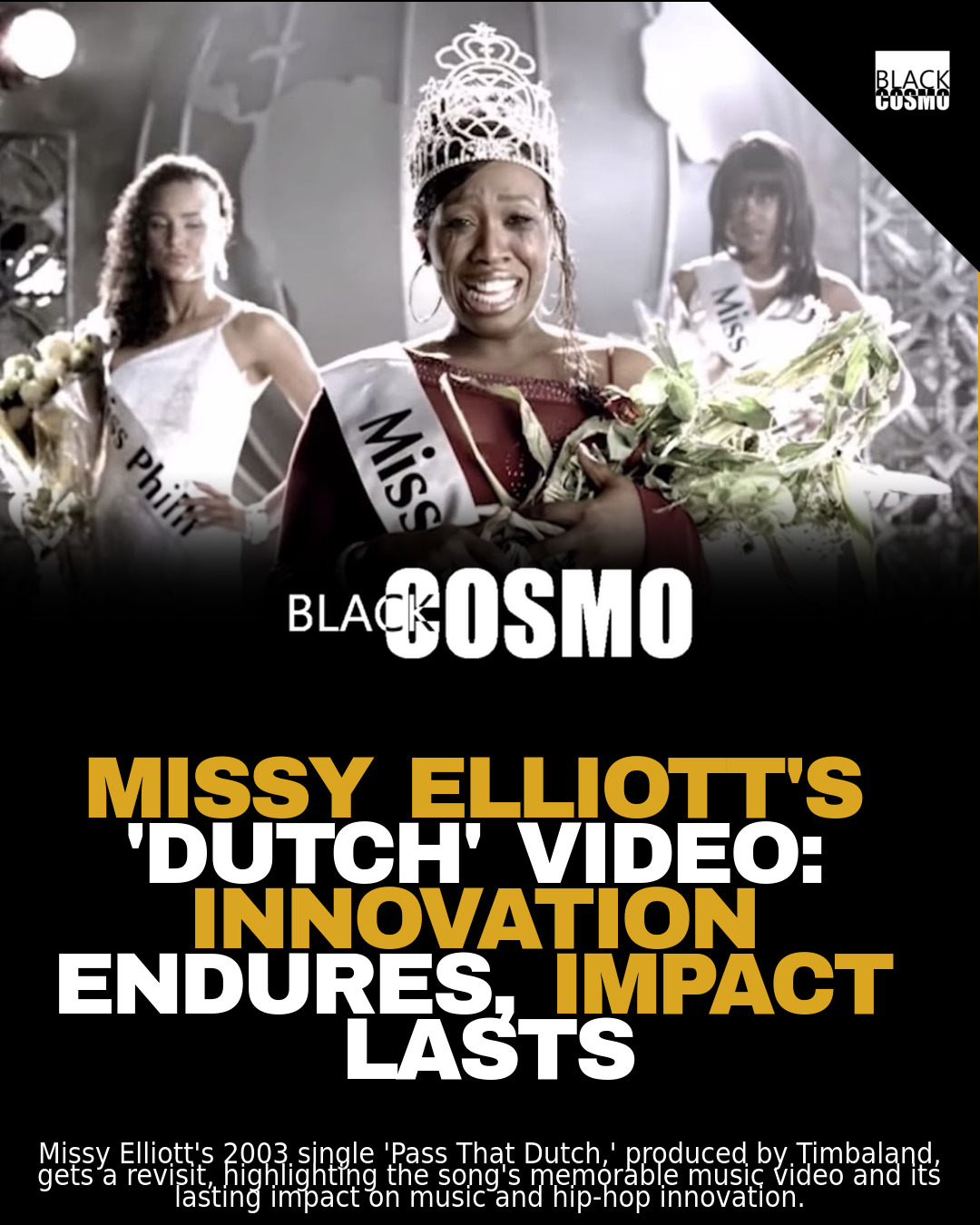 Missy Elliott’s “Pass That Dutch” From The Vault Missy Elliott’s “Pass That Dutch” From The Vault