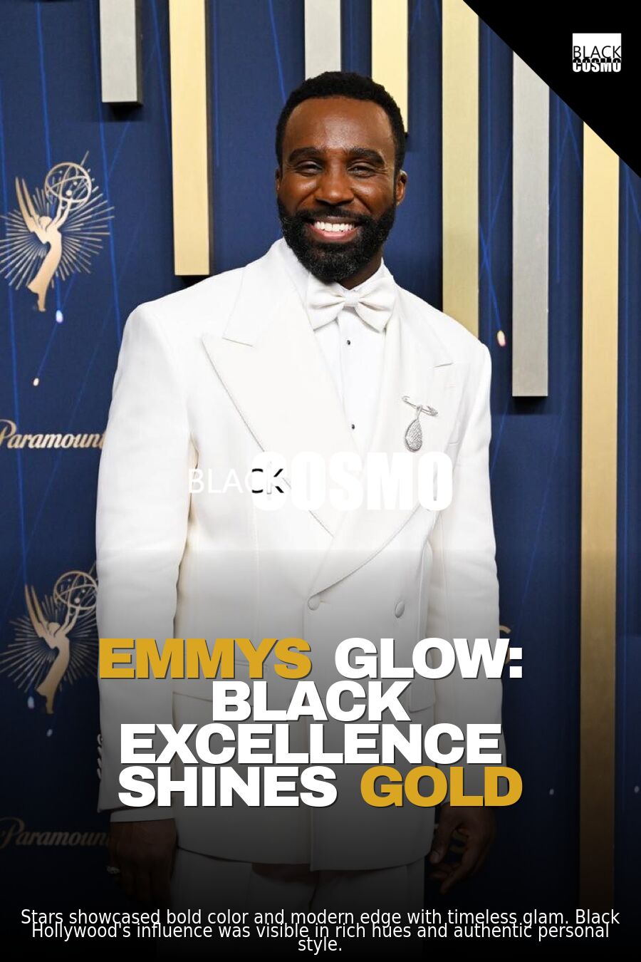 Emmys 2025: Bold Red Carpet Glam – BlkCosmo Cover