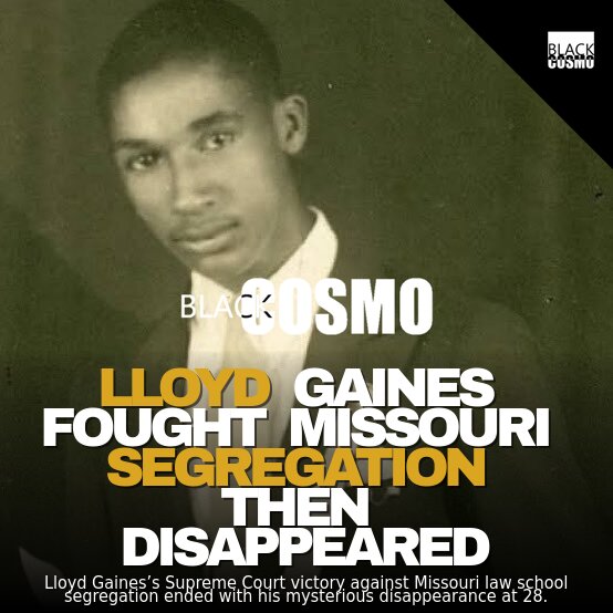 The Lloyd Gaines Disappearance The Lloyd Gaines Disappearance