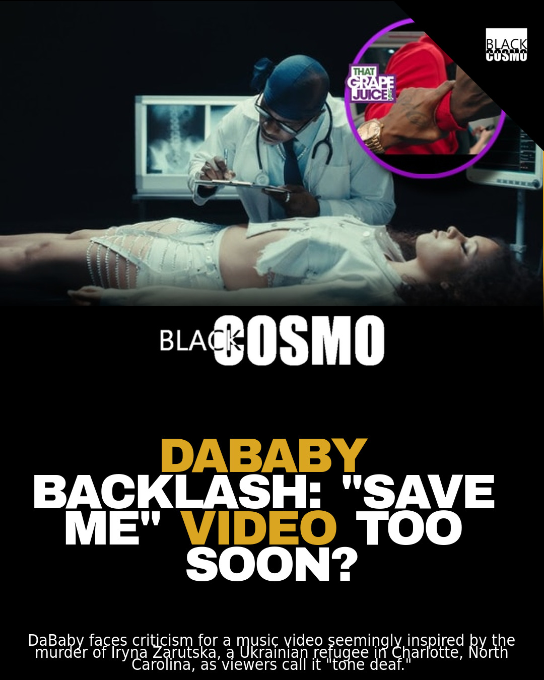 DaBaby’s ‘Save Me’ Video Sparks Global Outrage DaBaby’s ‘Save Me’ Video Sparks Global Outrage