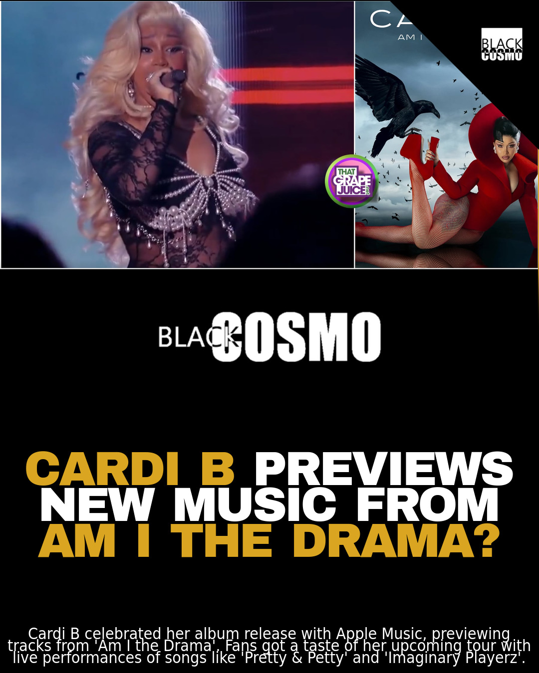 Cardi B: Live Album Launch – ‘Am I the Drama’ & More Cardi B: Live Album Launch – ‘Am I the Drama’ & More