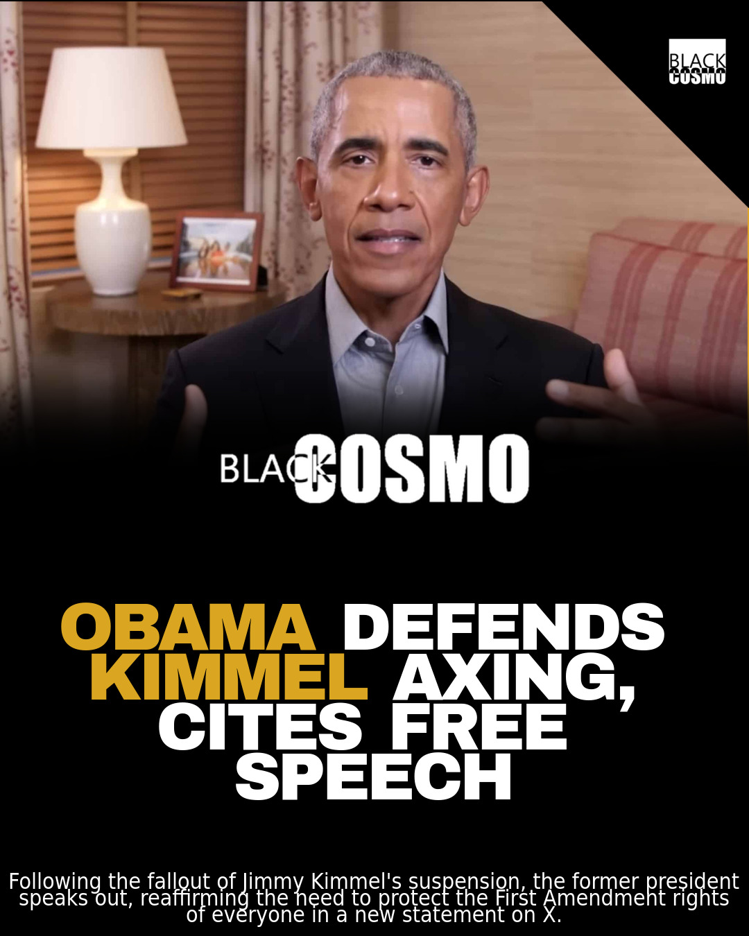 Obama on Free Speech: Defending Kirk, Kimmel & MAGA Obama on Free Speech: Defending Kirk, Kimmel & MAGA
