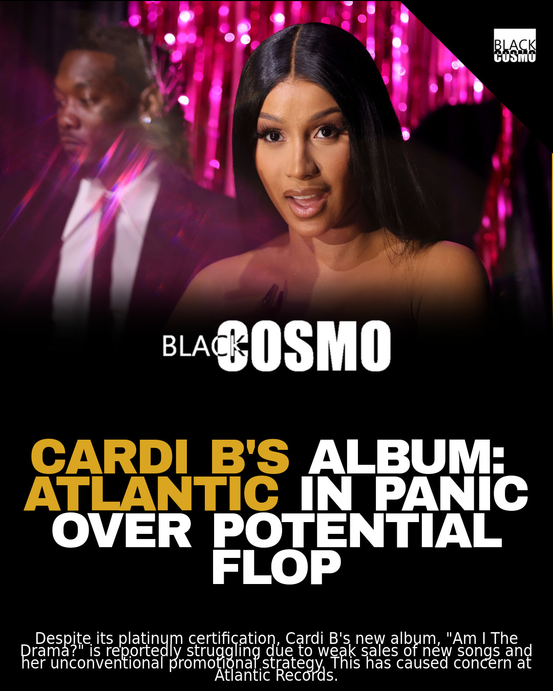 Cardi B’s New Album Flops: “Am I The Problem?” Sales Tank Cardi B’s New Album Flops: “Am I The Problem?” Sales Tank