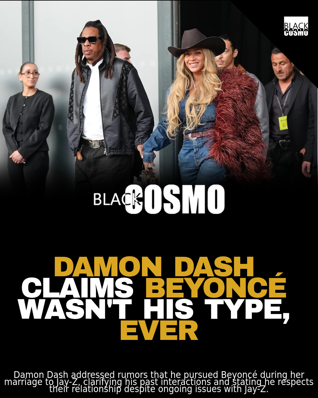 Damon Dash Addresses Beyoncé Romance Rumors Damon Dash Addresses Beyoncé Romance Rumors