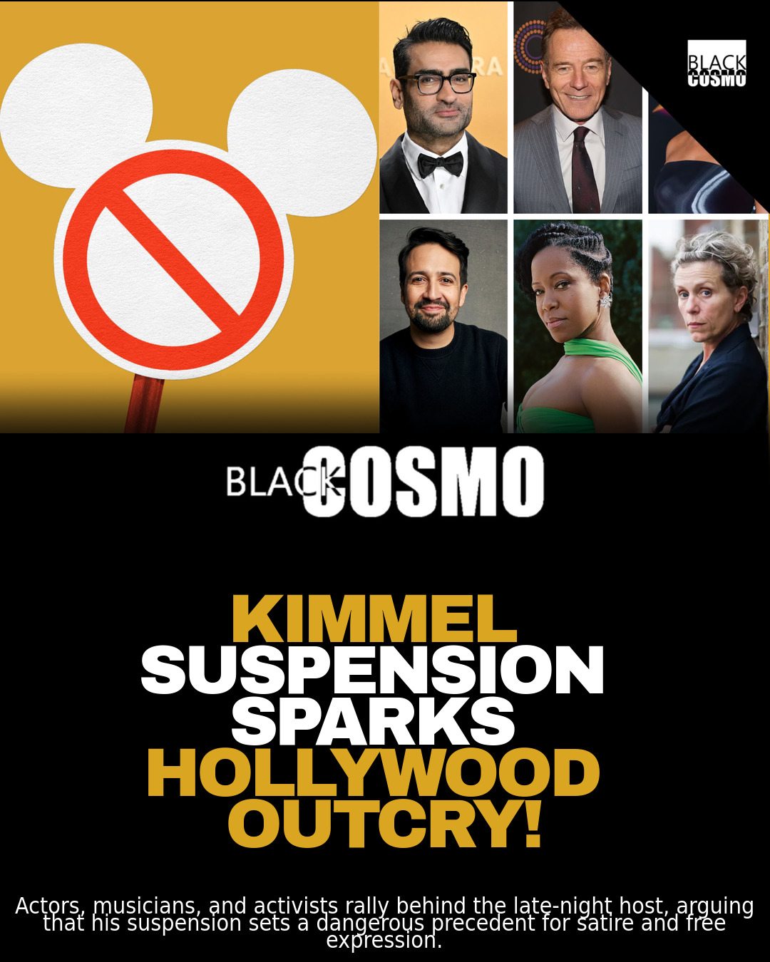 Jimmy Kimmel Suspension: Hollywood Speaks Out – BlkCosmo Blerds Jimmy Kimmel Suspension: Hollywood Speaks Out – BlkCosmo Blerds